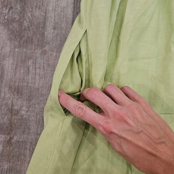 J.Marie Hailey Dress Womens XS Pink Lime Green Embroidered Shift Flutter NEW - Picture 7 of 13